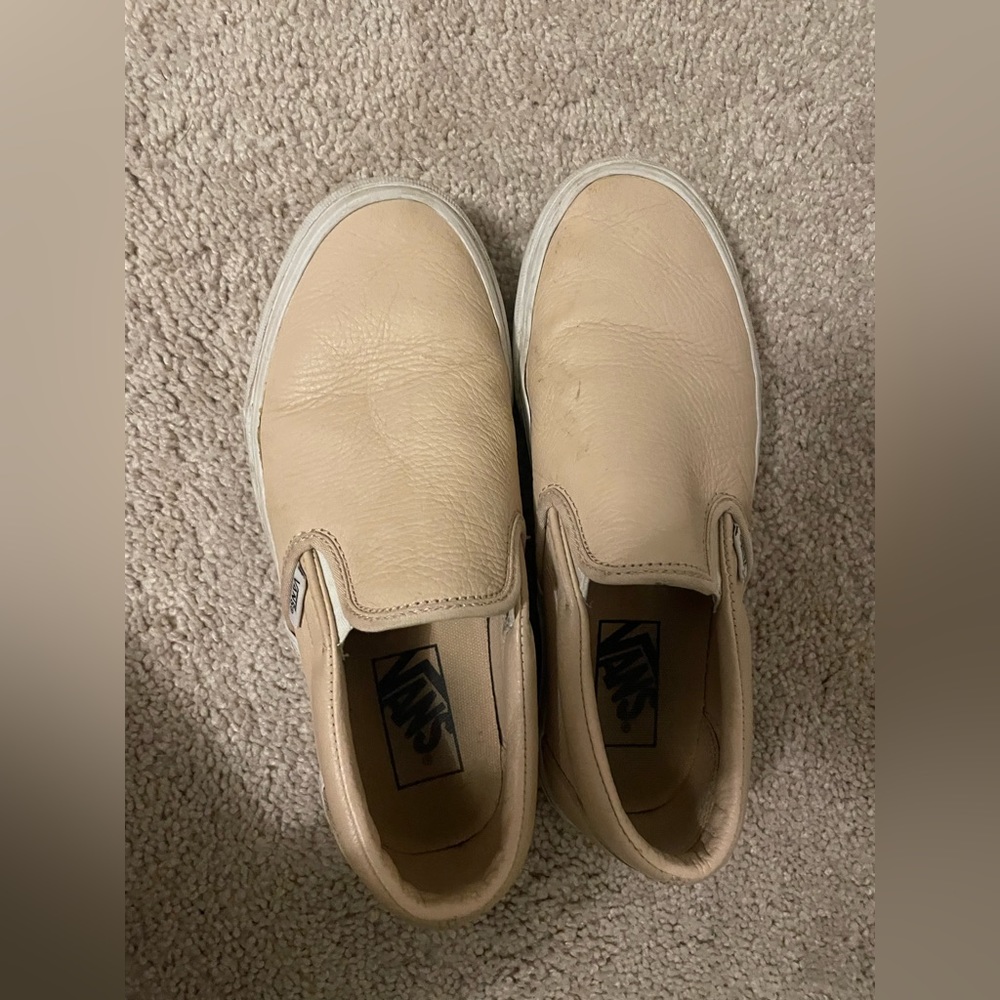 Peach colored Vans
